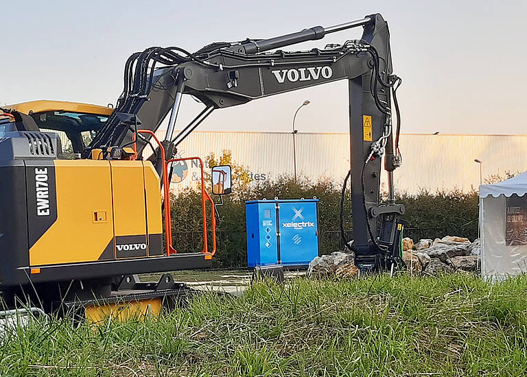 Volvo,energy storage for the construction industry